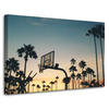 Canvas Print Youth Basketball Sunset 90x60