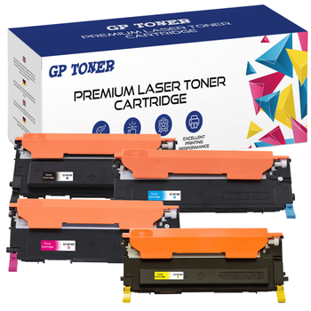 4x Replacement toner for Samsung CLT-K4072S/ CLT-K4092S CLP-310 CLP-315 CLP-320 CLP-325 CLX-3170FN CLX3185 - GP-S407/409CMYK