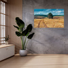 Canvas Print Grain Field Nature Clouds Landscape 100x80 cm