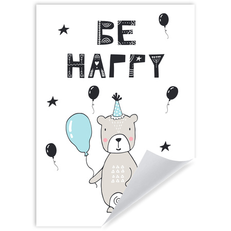 Be happy Birthday Poster 50X70 cm