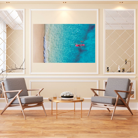 Canvas Print Rest People Beach Water 100x80 cm