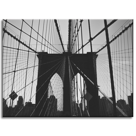 Canvas Print Architecture Brooklyn Bridge 40x30 cm