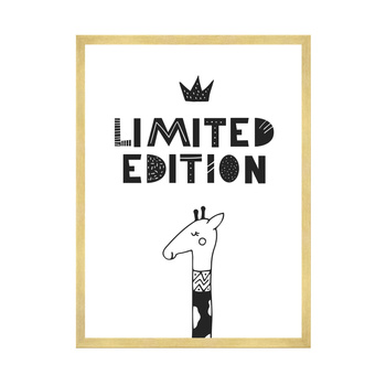 Children's poster Limited edition 40X50 cm + gold frame