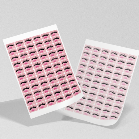 STICKERS with LOGO Rectangular with print Waterproof Text Photo 30x20 mm