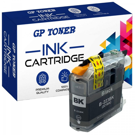 Compatible ink cartridge Brother LC223 Brother DCP-J4120dw MFC-J4420dw J4620dw J5620dw - GP-B223BK XL Black
