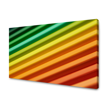 Canvas Print Abstract Colorful RGB Lights 90x60