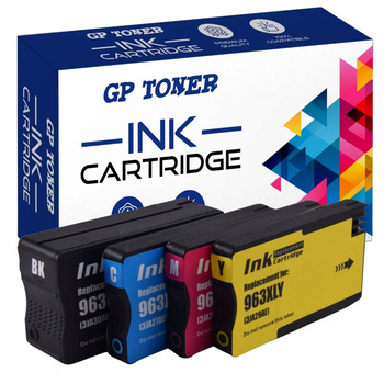 4x Ink cartridges for HP 963 XL OfficeJet Pro 9010 9013 9014 9015 9016 9019 9020 9021 9022 9023 9025- GP-H963XL CMYK
