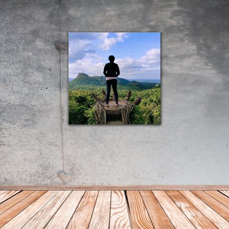 Your photo on the 100x100 cm designer poster