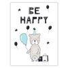 Be happy Birthday Poster 30X40 cm + gold frame