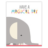 Children's poster Have a magical day 24X30 cm + gray stone frame