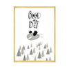 Children's poster Good day_2 40X50 cm + gold frame
