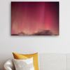 Canvas Print Space Northern Lights Red Sky 90x60