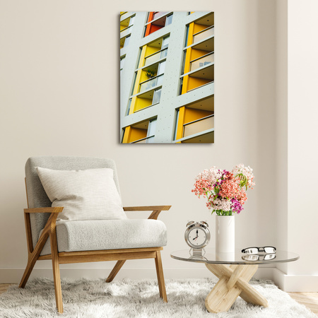 Canvas Print Apartment Building Block 80x120