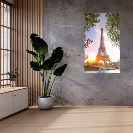 Canvas Print Eiffel Tower In The Sunlight 80x120 cm