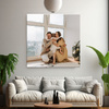Personalized Custom Canvas Print - Your photo on Canvas 80x80 cm
