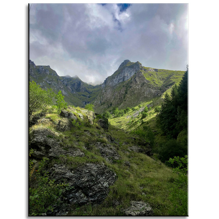 Canvas Print Nature Mountains 30x40 cm