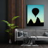 Canvas Print Nature Balloon Flight 30x40 cm