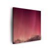 Canvas Print Space Northern Lights Red Sky 90x90