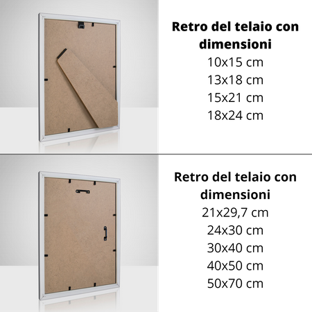 5x Black frame 21x29.7, I L13,15,051, plexiglass embossing