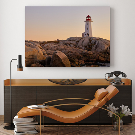 Canvas Print Nature Lighthouse 100x80 cm