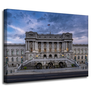 Canvas Print Architecture Library of Congress 40X30 cm