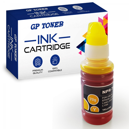 Compatible ink for Epson C13T66444A EcoTank ET-2500 ET-2550 ET-2650 L100 L200 L300 L455 - GP-E6644Y