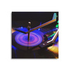 Canvas Print Music Turntable LED 90x90