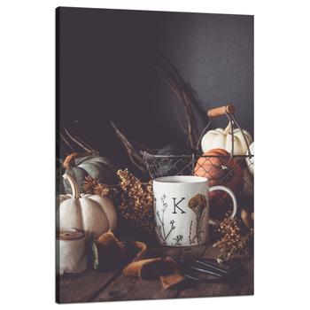 Canvas Print Pumpkins Retro Vintage Autumn 80x120