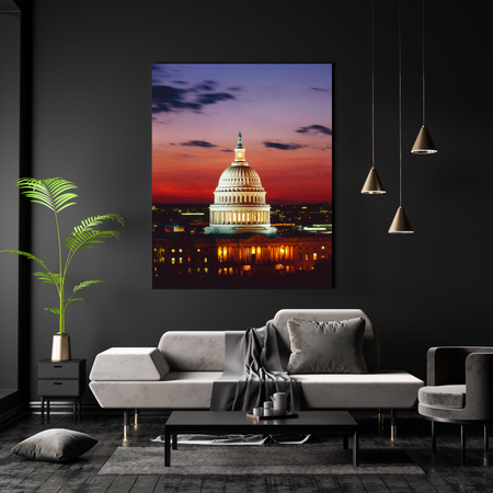 Canvas Print Architecture Washington 40x80 cm