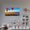 Canvas Print Oil Art Hot Air Balloons 100x80 cm