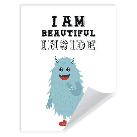 Children's poster I am beautiful inside 30X40 cm