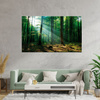 Canvas Print Forest Trees Sun Rays 120x80 cm