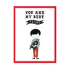 Children's poster You are may best friend 40X50 cm + red frame