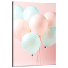 Canvas Print Balloons Pink Blue 80x120