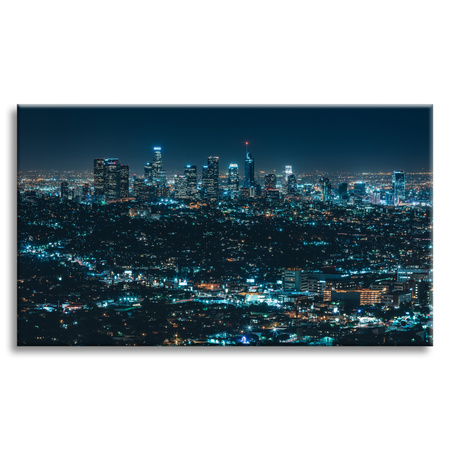 Canvas Print Architecture of Los Angeles at Night 40X30 cm