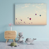 Canvas Print Youth Balloons Sky 90x60