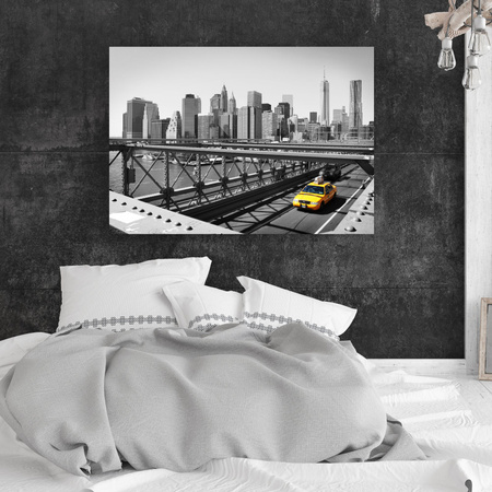 Canvas Print Architecture New York Taxi 40X30 cm