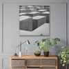 Canvas Print Abstract Concrete Cubes 90x90