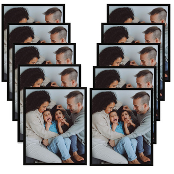 10x Black Frame 24x30, I L13,15,051, black varnish + plexiglass embossing