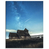 Canvas Print Space Falling Stars 80x100 cm