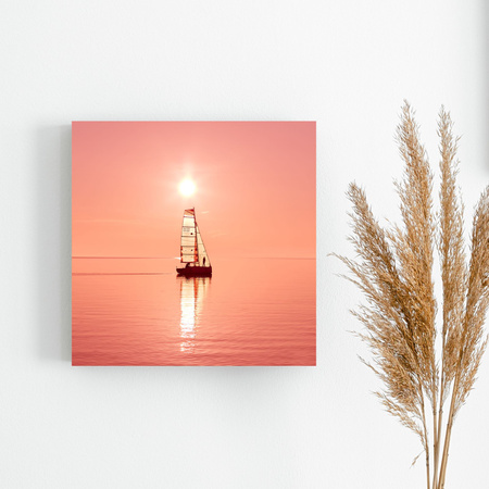 Canvas Print Nature Sailing Ship 40x40 cm