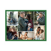 Your photo as a poster 29,7x21 cm + green photo frame