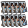 10x Gray photo frame 15x21, I L13,15,064, stone gray, gray plexiglass