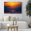 Canvas Print Nature Sunset Over Lake 40x30 cm