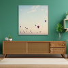 Canvas Print Youth Balloons Sky 80x80