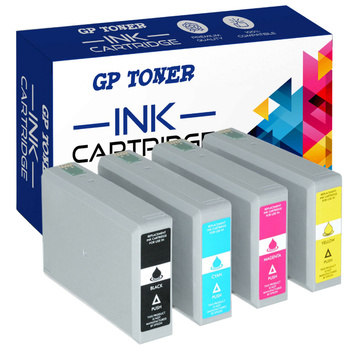 Set of 4x Replacement Ink for Epson T7903 T7904 WorkForce Pro GP-E7905CMYK