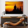 Canvas Print Architecture Rome Sunset 40X30 cm