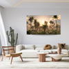 Canvas Print Sunset Palm Trees Nature 120x80 cm