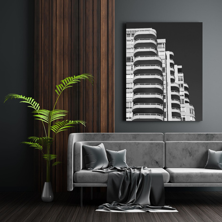 Canvas Print Architecture Building Balconies_2 30x40 cm