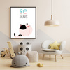 Children's poster Kitten be brave 50X70 cm
